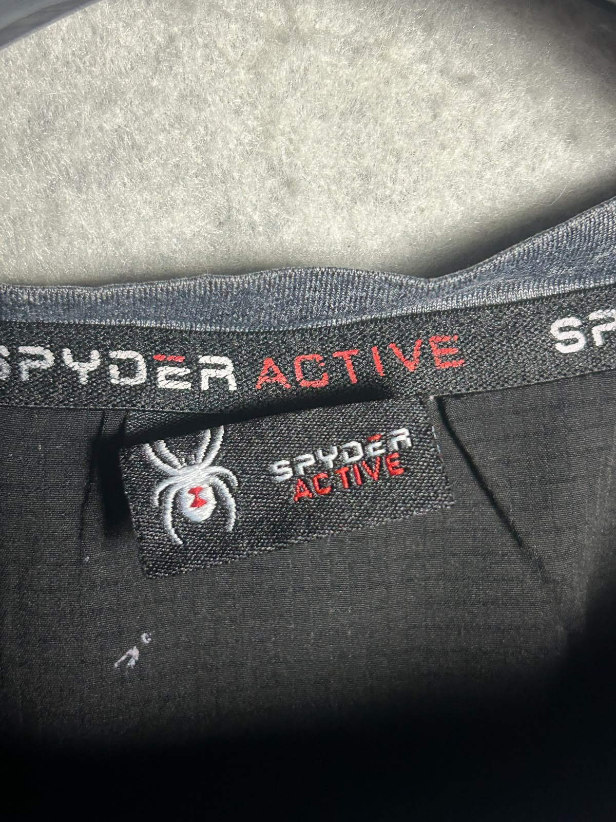 Spyder Active Grey Round Neck - XL