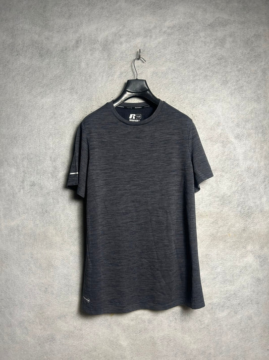 Russell Black Round Neck - XL