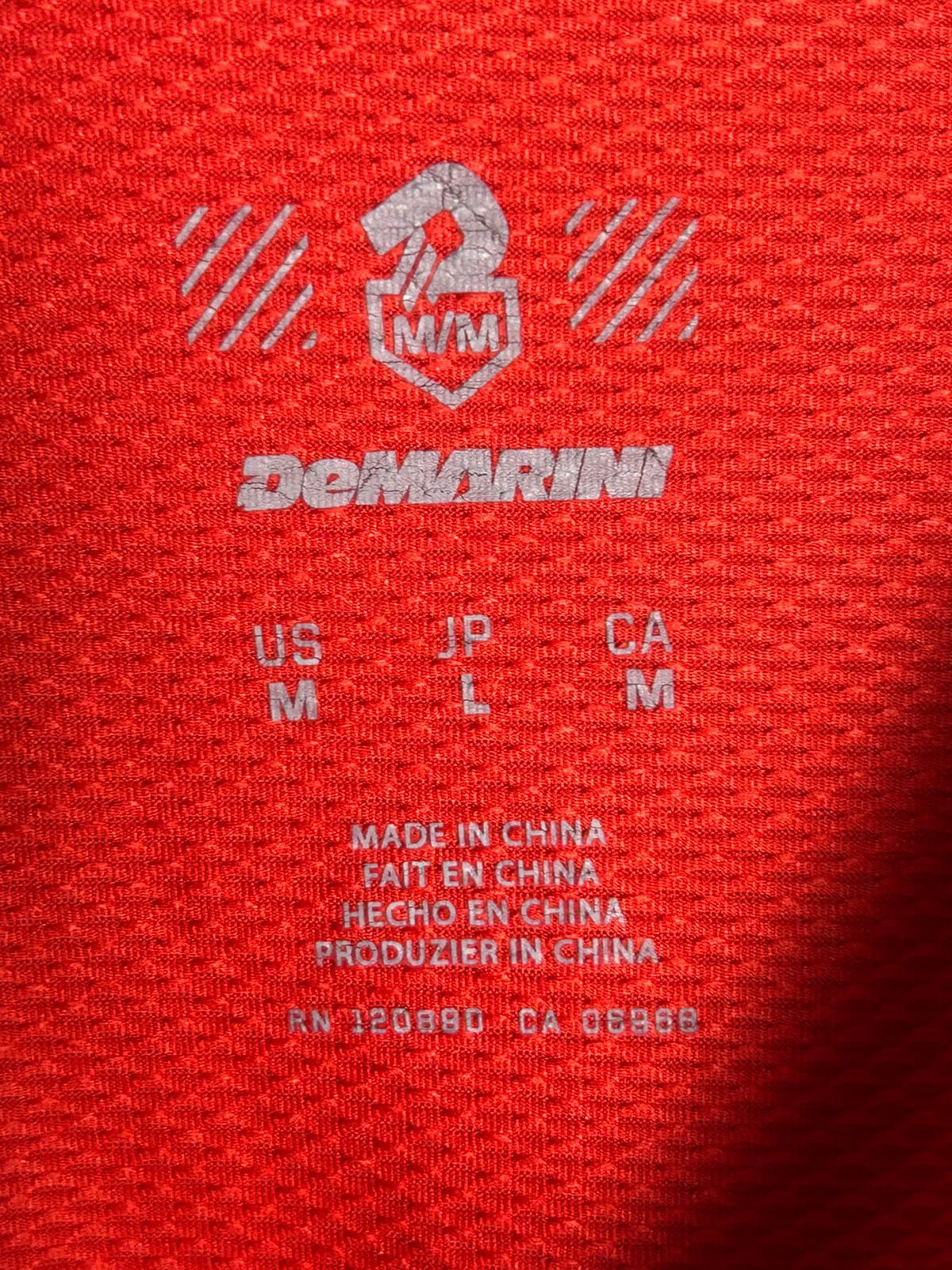 DeMarini Big Logo Red Round Neck - Medium