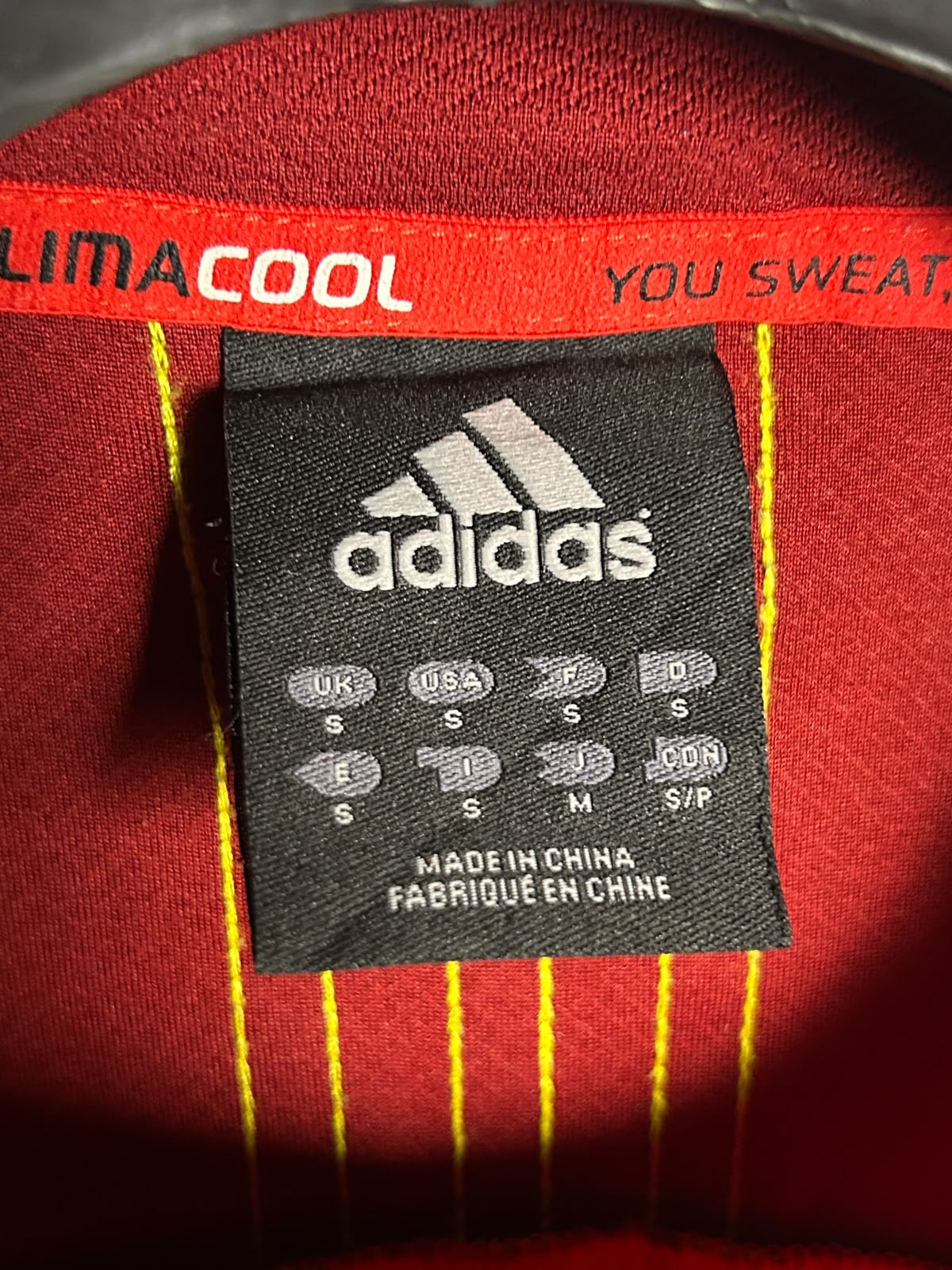 Adidas Climacool Red Round Neck - Small