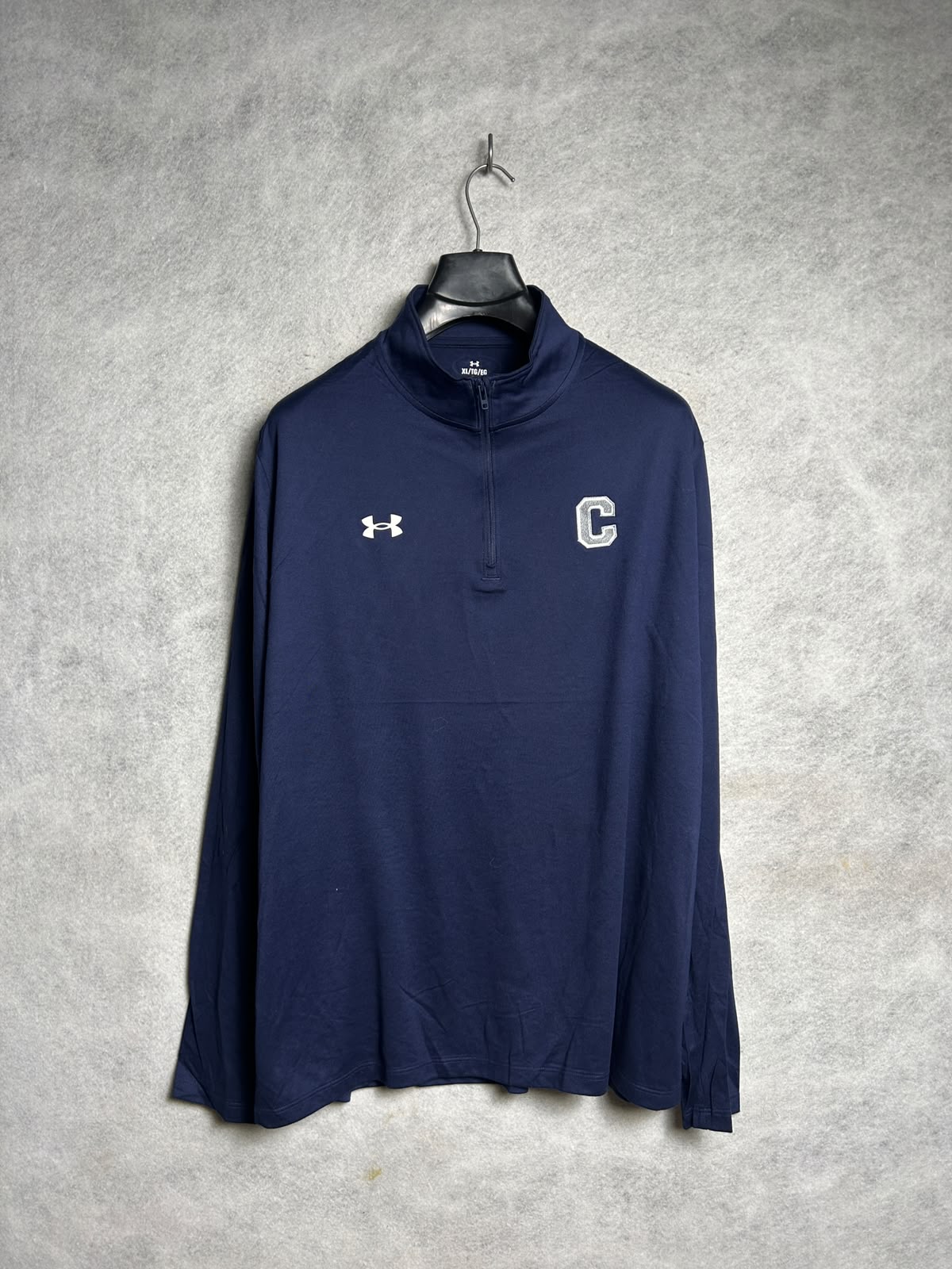 Under Armour Blue Full Sleeves Half Zip - XL