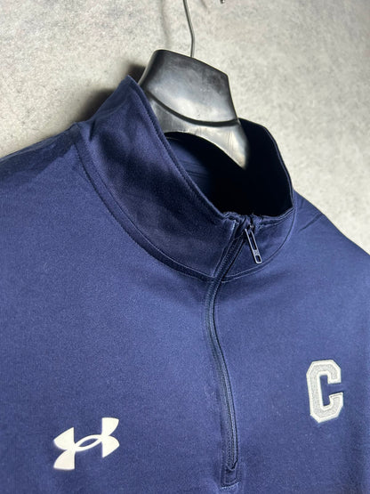 Under Armour Blue Full Sleeves Half Zip - XL