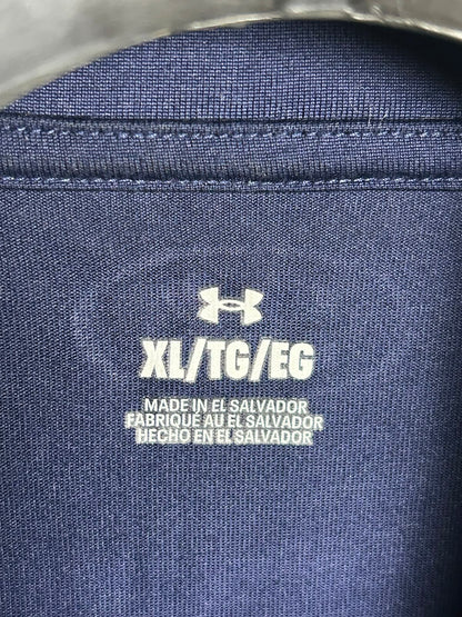 Under Armour Blue Full Sleeves Half Zip - XL