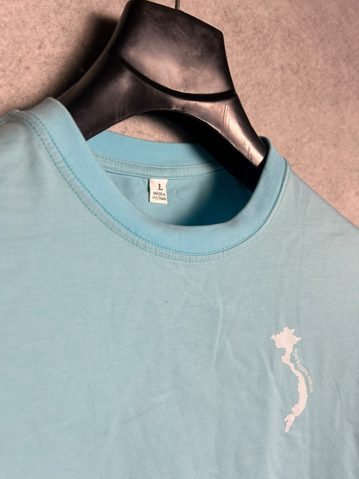 Blue Round Neck - Large