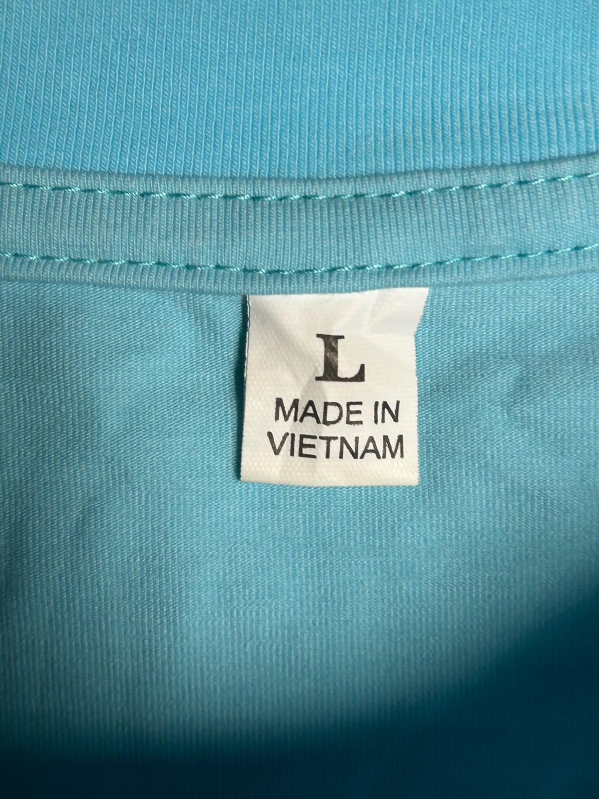 Blue Round Neck - Large