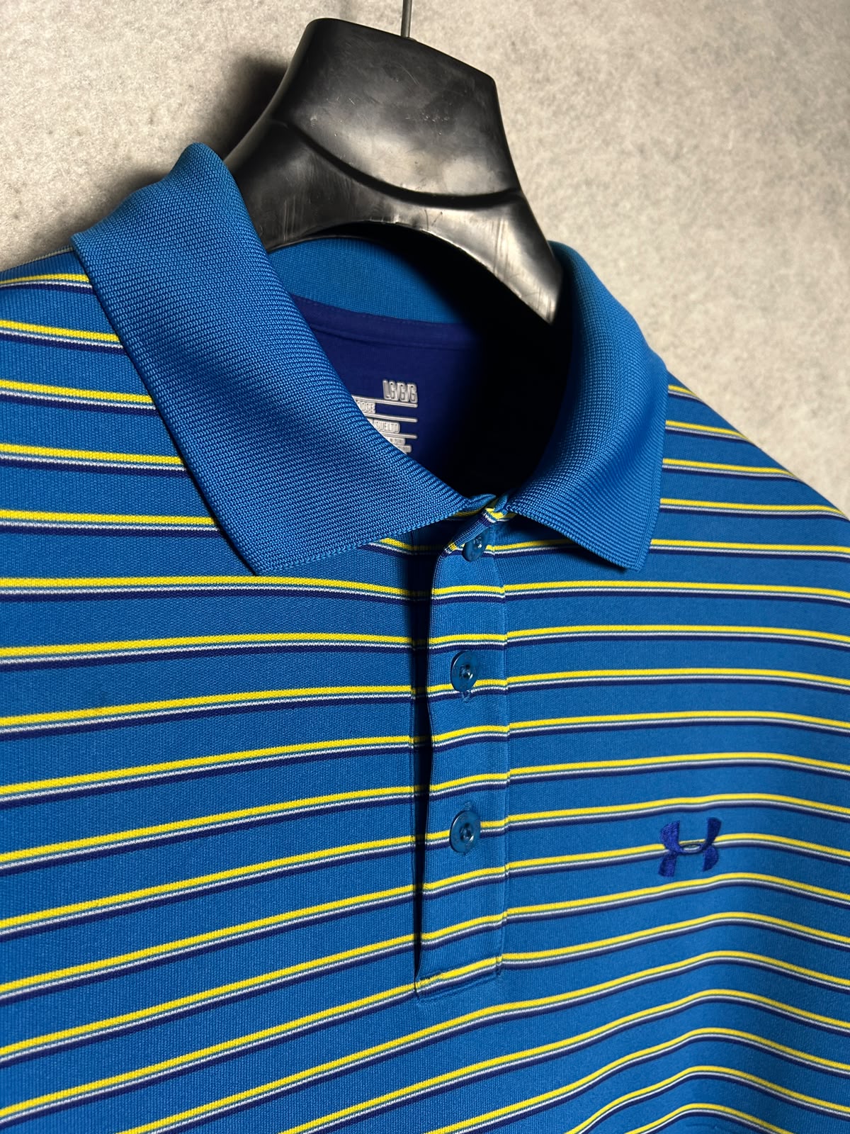 Under Armour Heat Gear Strips Printed Polo - Large