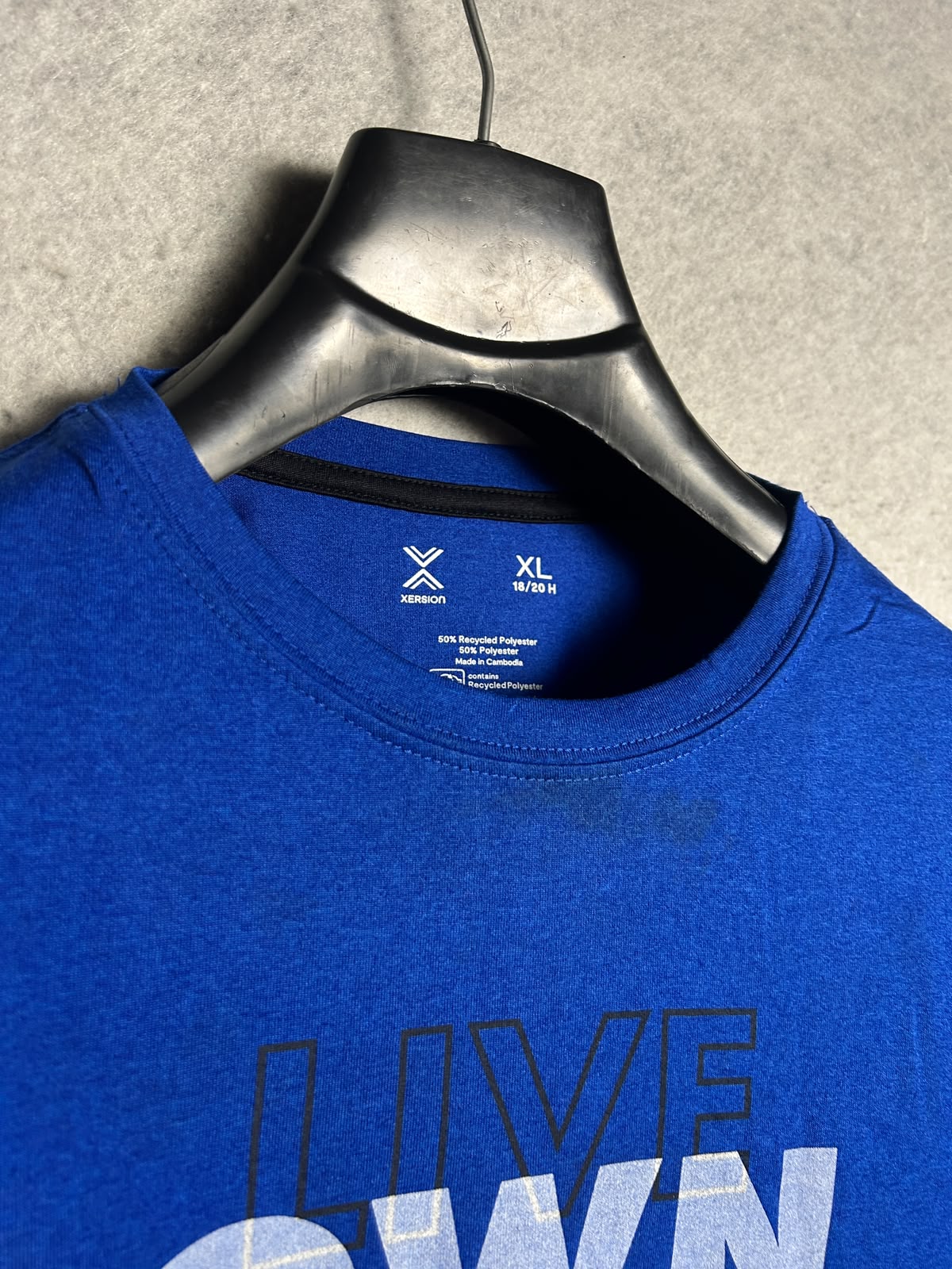 Xersion Big Logo Blue Round Neck - XL