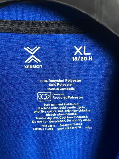 Xersion Big Logo Blue Round Neck - XL