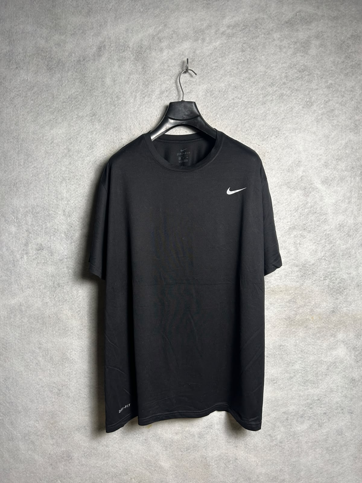 Nike Dri Fit Black Round Neck - 3XL