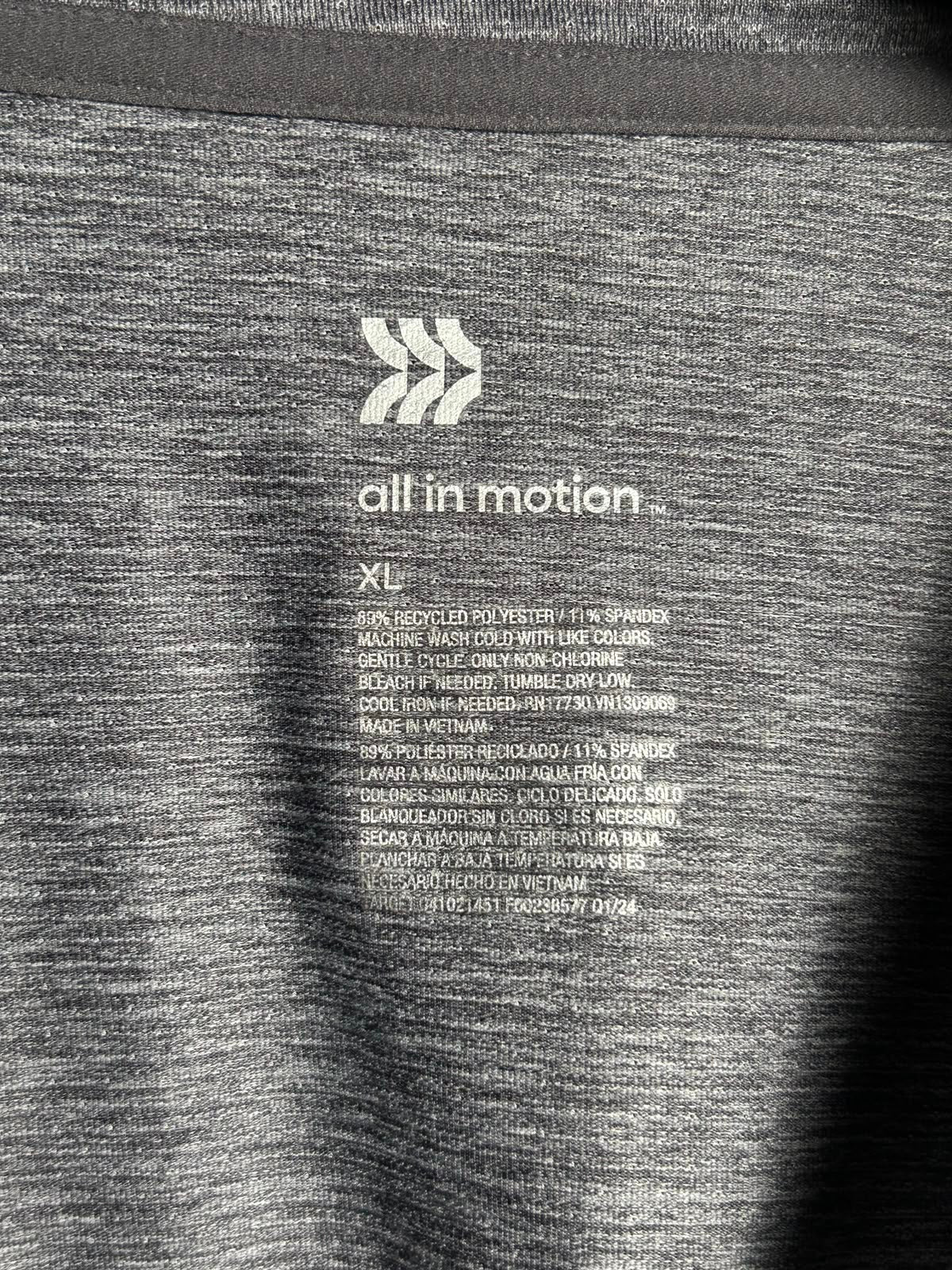 All In Motion Grey Round Neck - XL