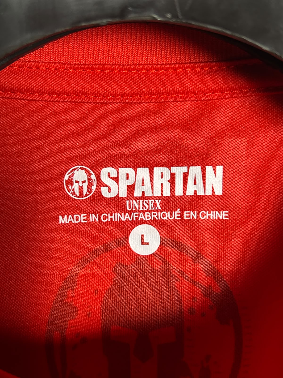 Spartan Big Logo Red Round Neck Full Sleeves - Large
