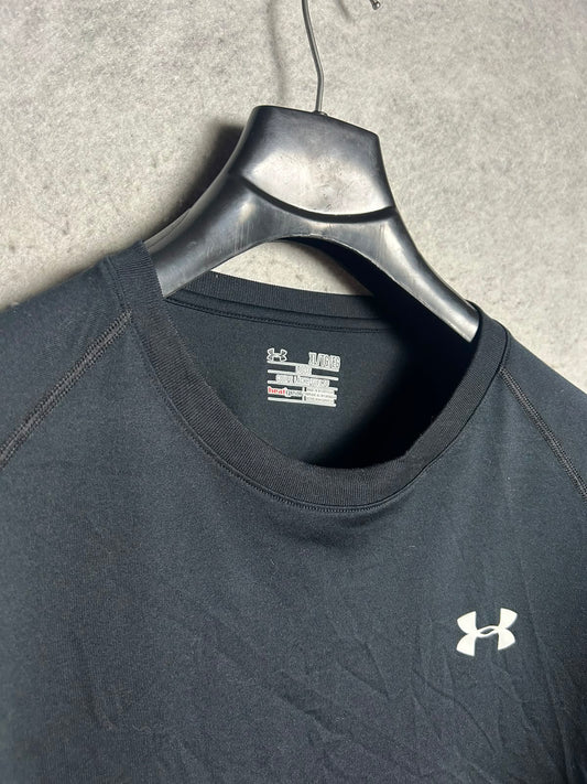 Under Armour Heat Gear Black Round Neck - XL