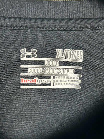 Under Armour Heat Gear Black Round Neck - XL