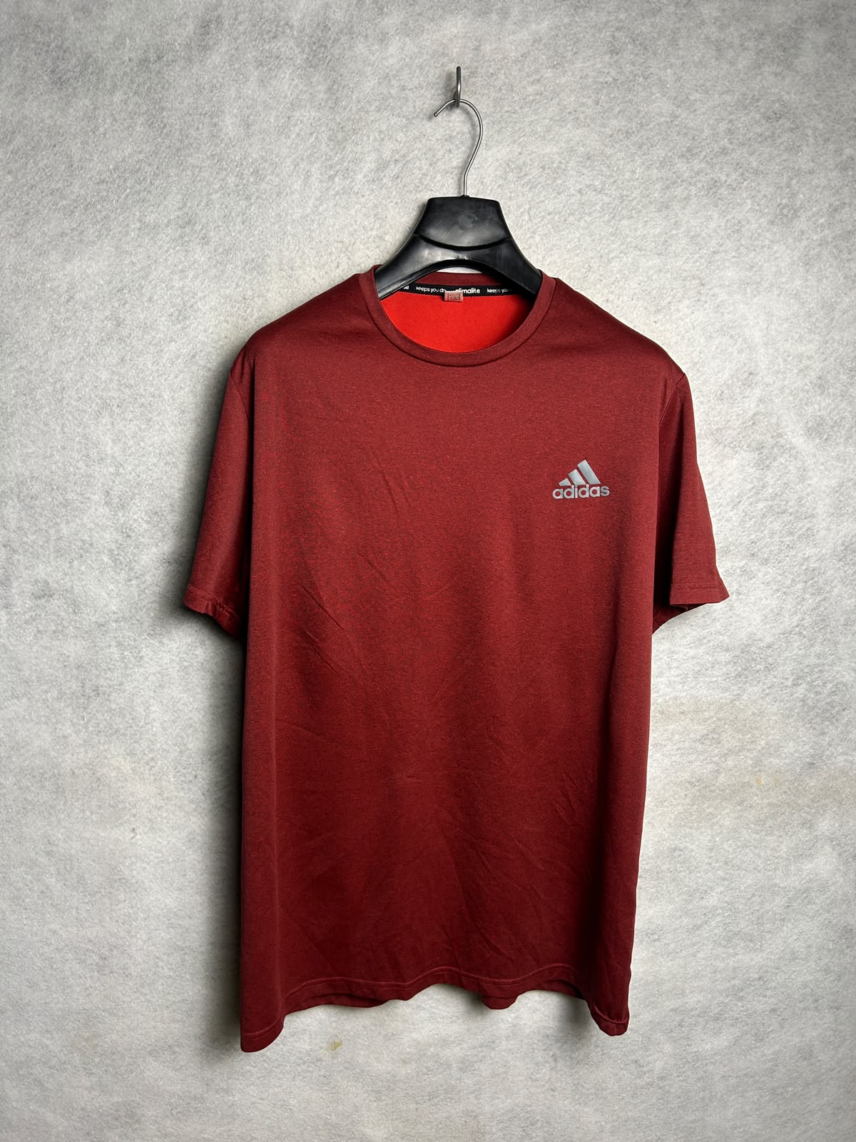 Adidas Red Round Neck - Medium