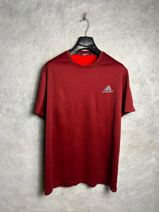 Adidas Red Round Neck - Medium