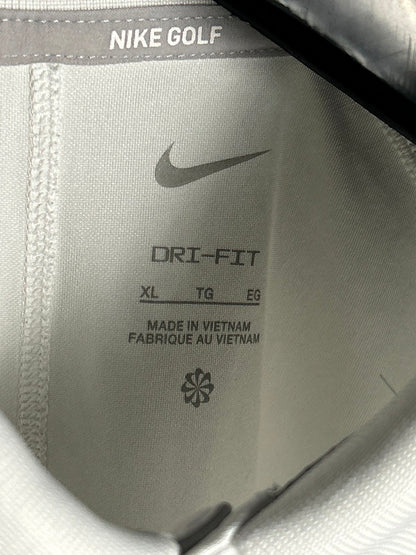 Nike Golf Dri Fit White Polo - XL