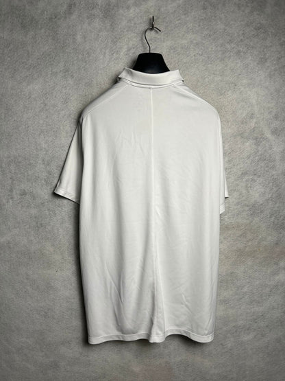 Nike Golf Dri Fit White Polo - XL
