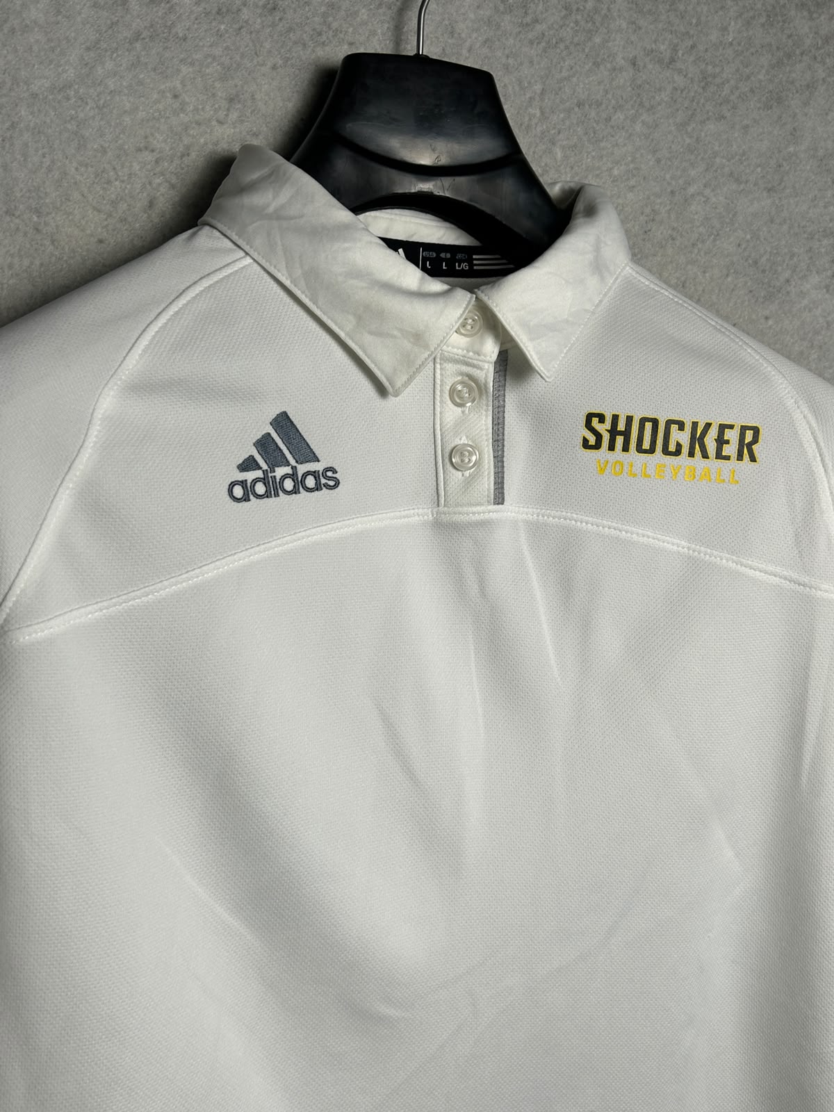 Adidas White Polo - Large