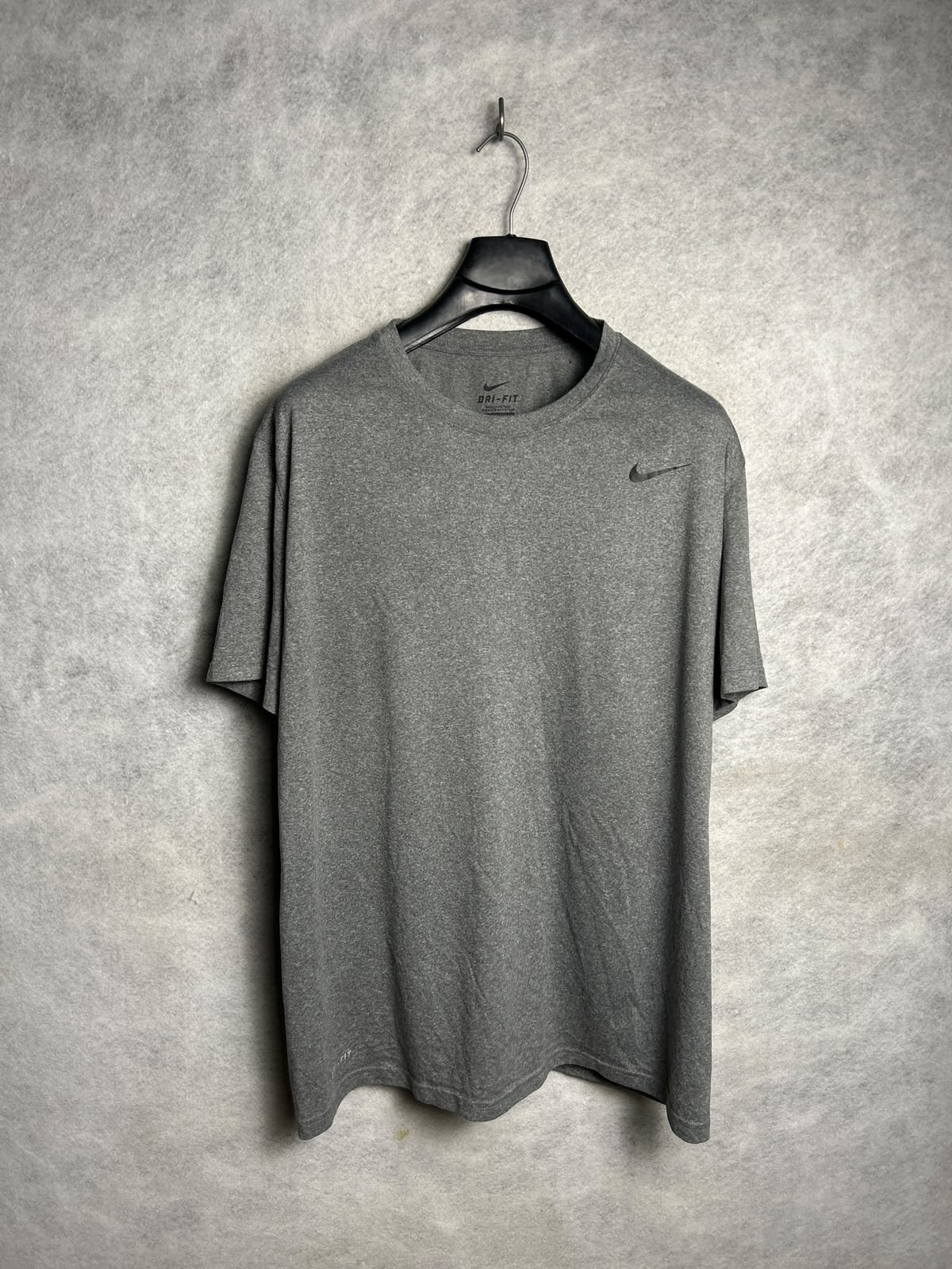 Nike Dri Fit Grey Round Neck - Medium