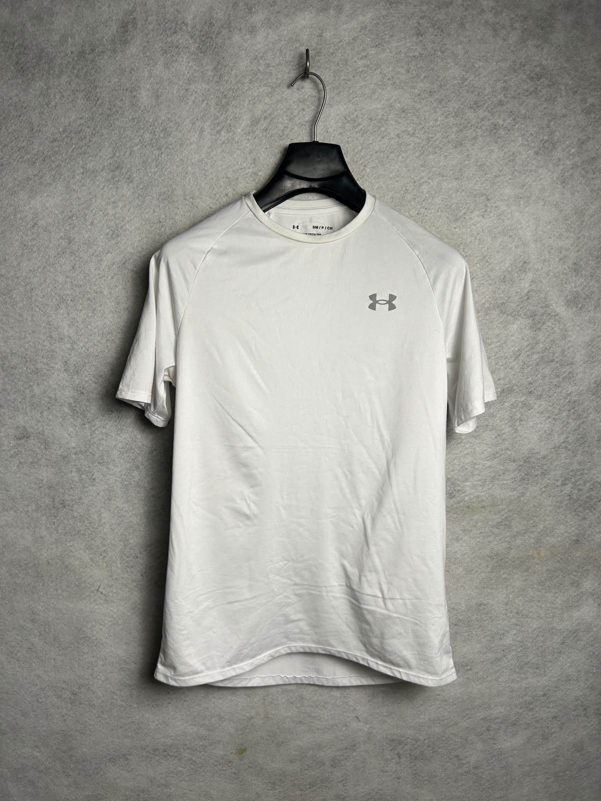 Under Armour The Tech Tee White Round Neck - Small