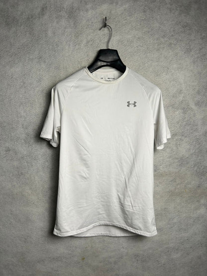 Under Armour The Tech Tee White Round Neck - Small