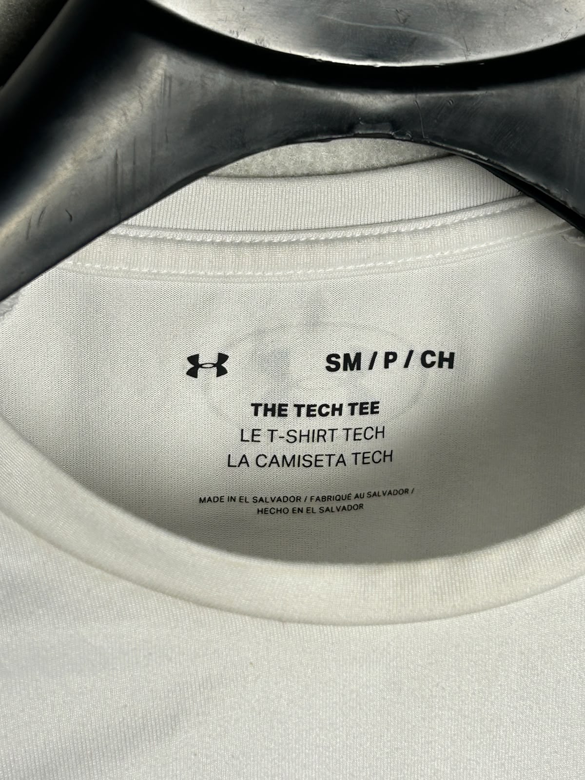 Under Armour The Tech Tee White Round Neck - Small