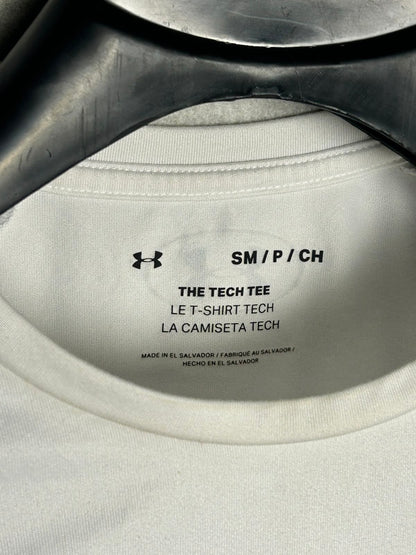 Under Armour The Tech Tee White Round Neck - Small