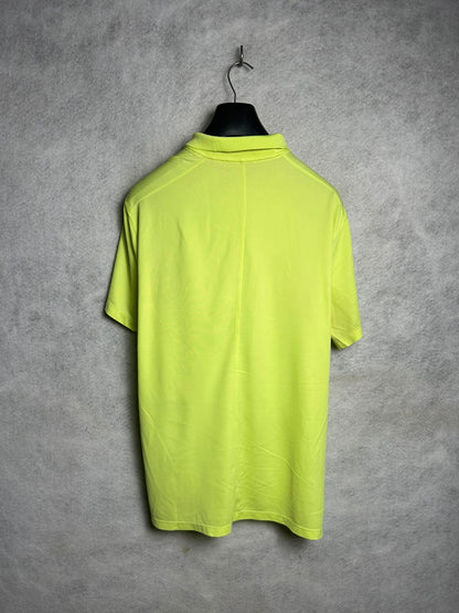 Nike Dri Fit Yellow Polo - Large