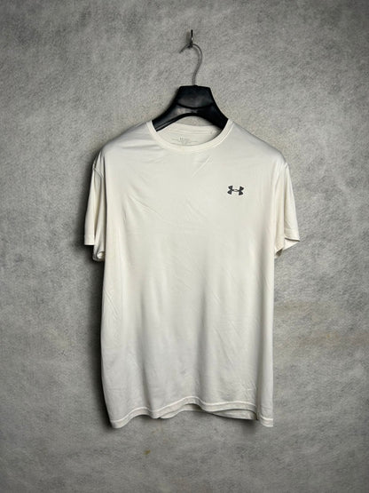 Under Armour White Round Neck - Large