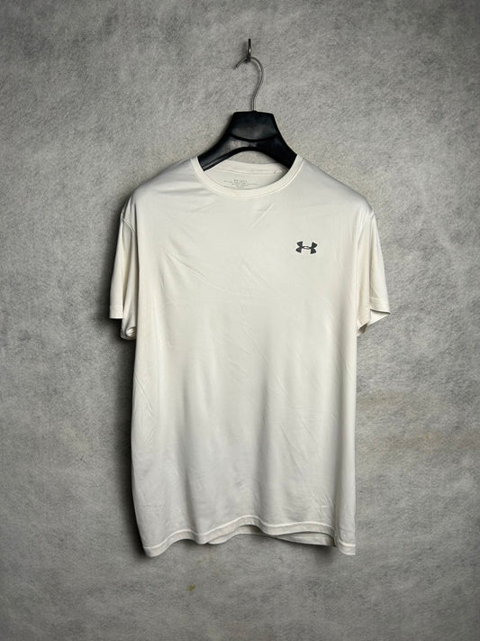Under Armour White Round Neck - Large