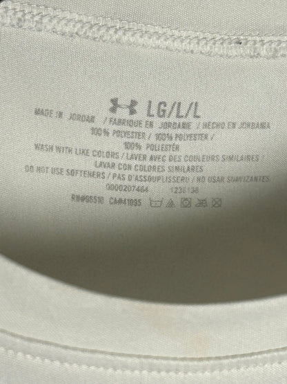 Under Armour White Round Neck - Large