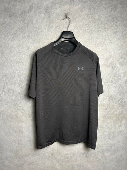 Under Armour Heat Gear Black Round Neck - Large