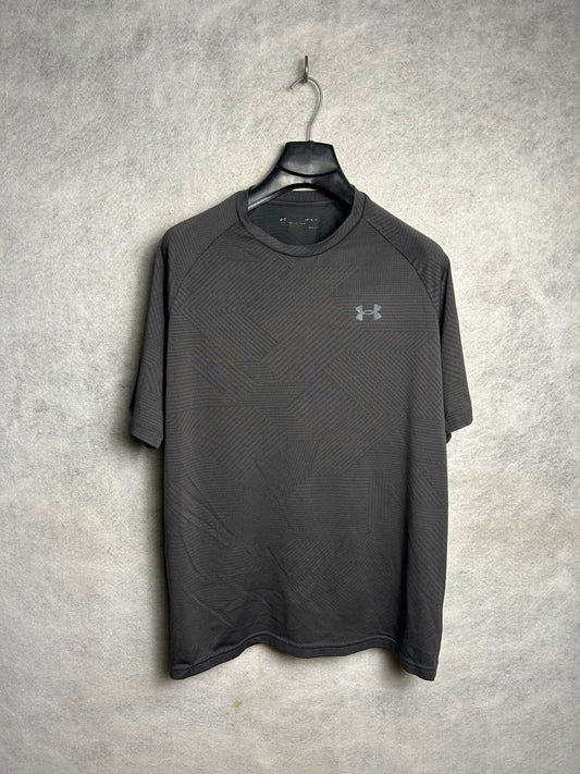 Under Armour Heat Gear Black Round Neck - Large