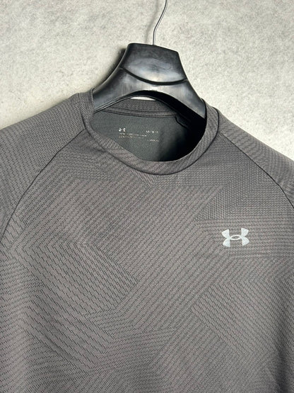Under Armour Heat Gear Black Round Neck - Large