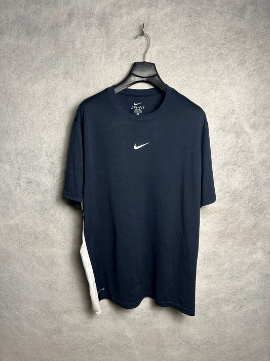 Nike Dri Fit Blue Round Neck - XL