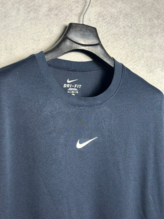 Nike Dri Fit Blue Round Neck - XL