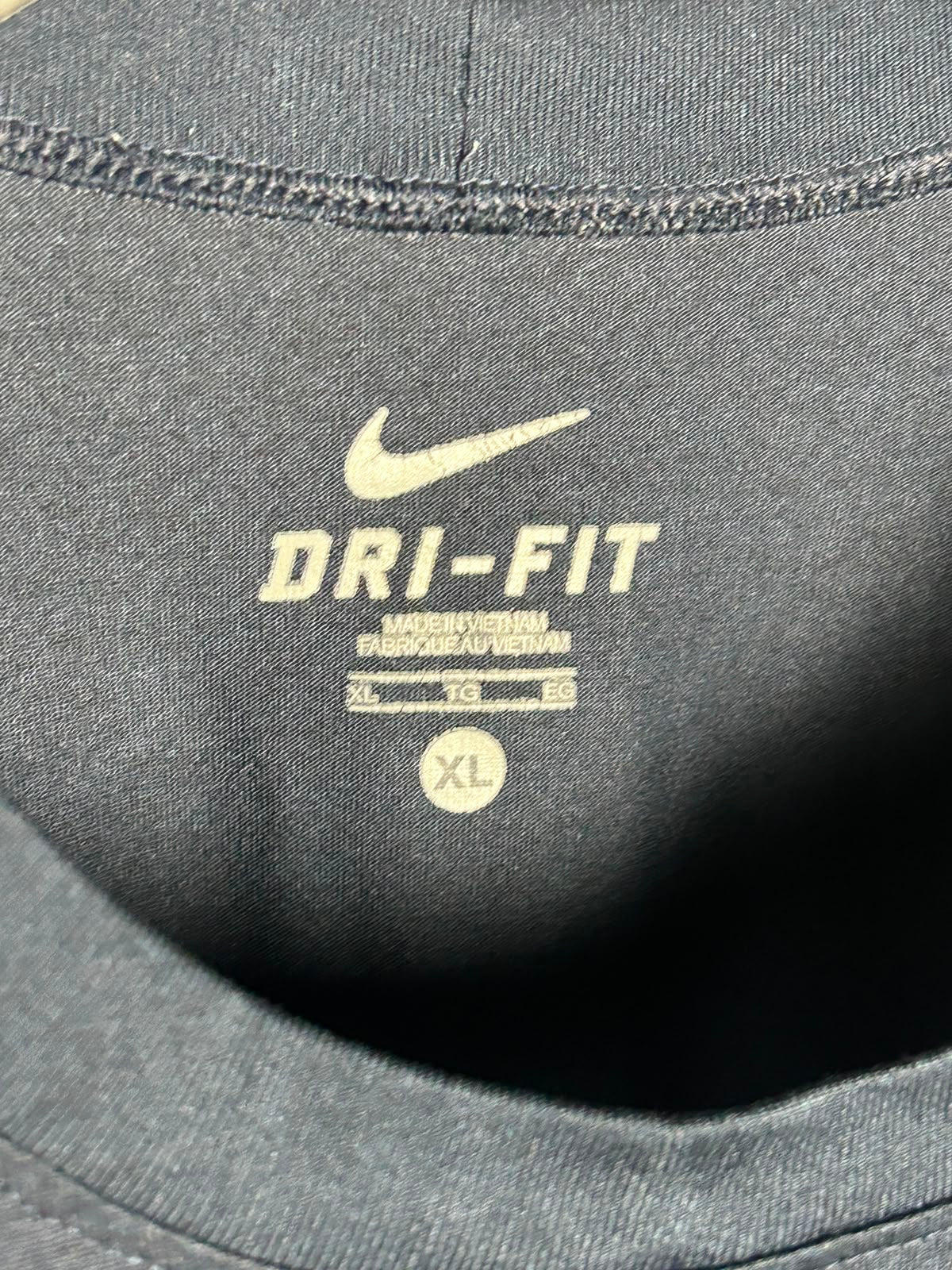 Nike Dri Fit Blue Round Neck - XL
