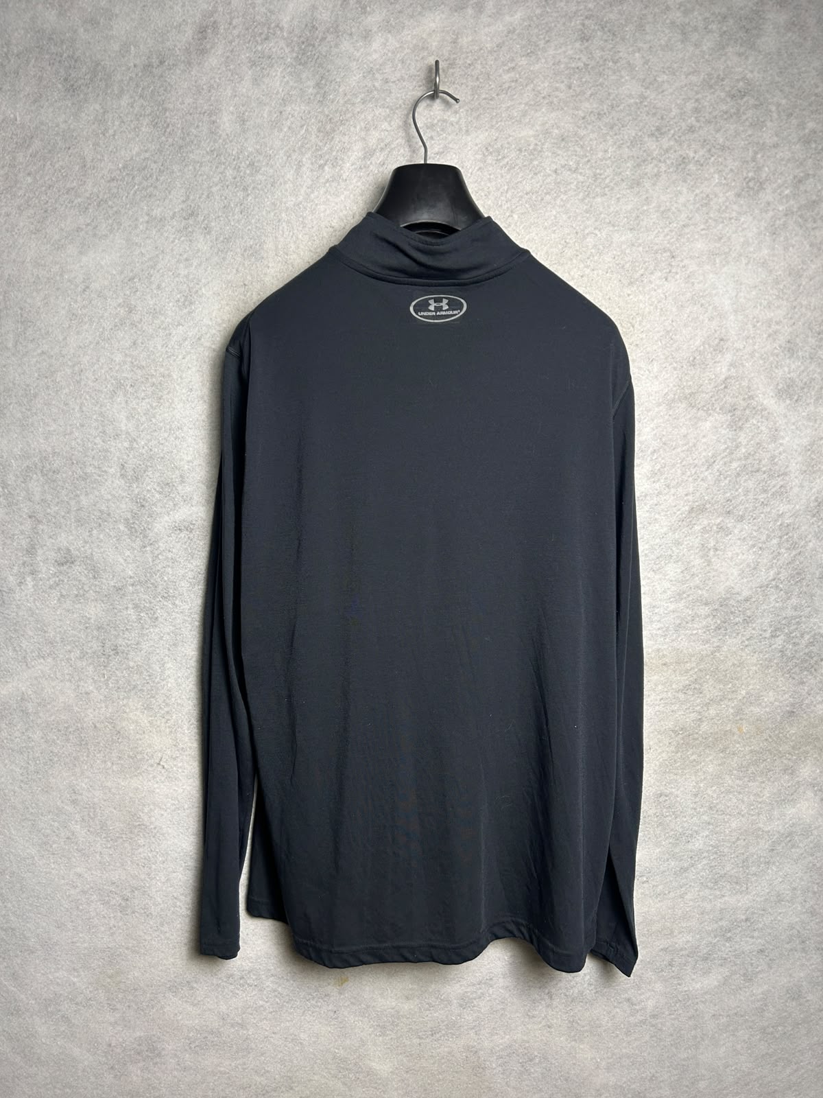 Under Armour Heat Gear Black Half Zip Full Sleeves - XL
