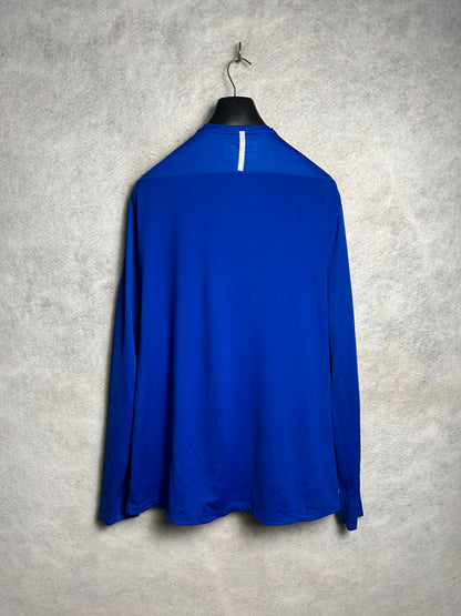 New Balance Blue Round Neck Full Sleeves - XL