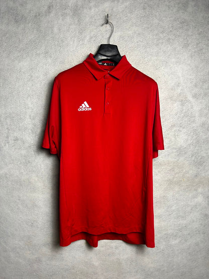 Adidas Red Polo - Large
