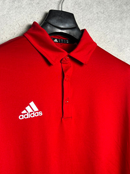 Adidas Red Polo - Large