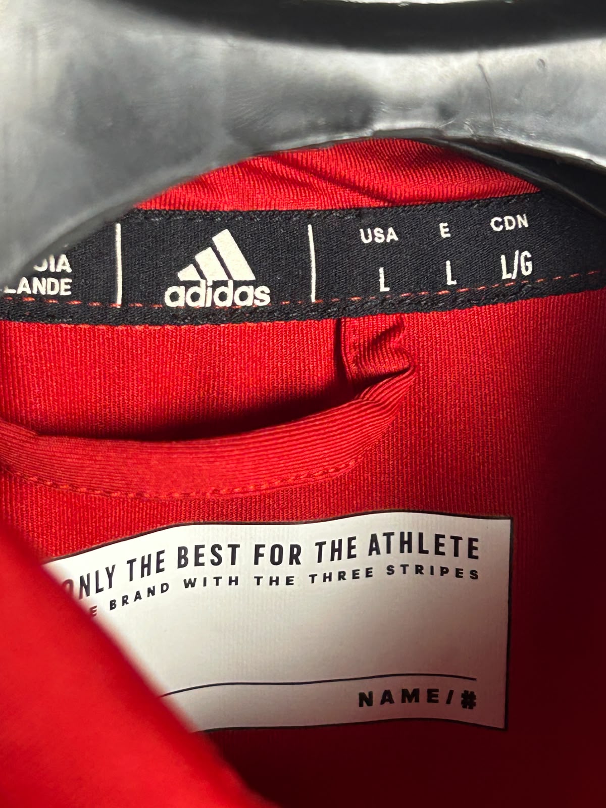 Adidas Red Polo - Large
