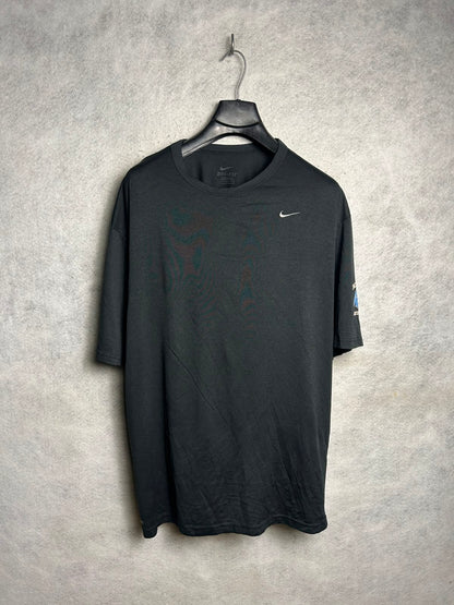 Nike Dri Fit Black Round Neck - Large
