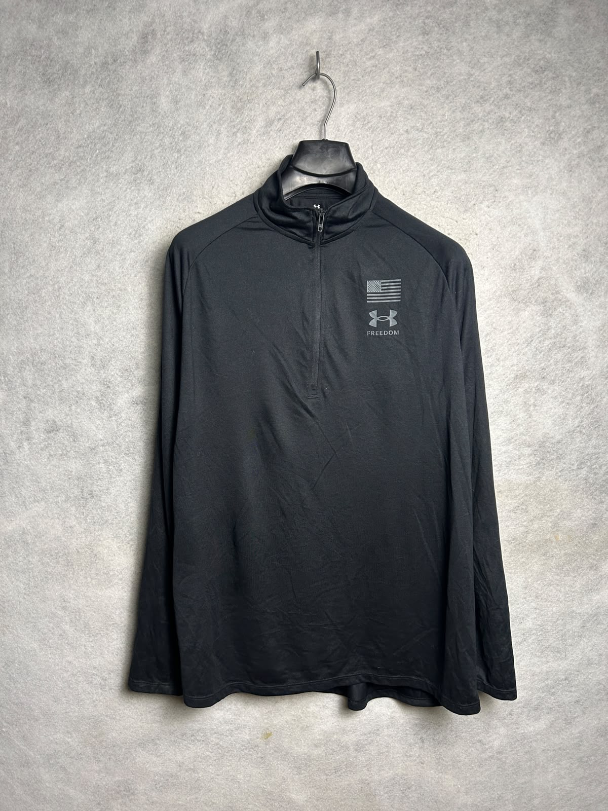 Under Armour Freedom Half Zip Full Sleeves - Large