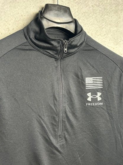 Under Armour Freedom Half Zip Full Sleeves - Large
