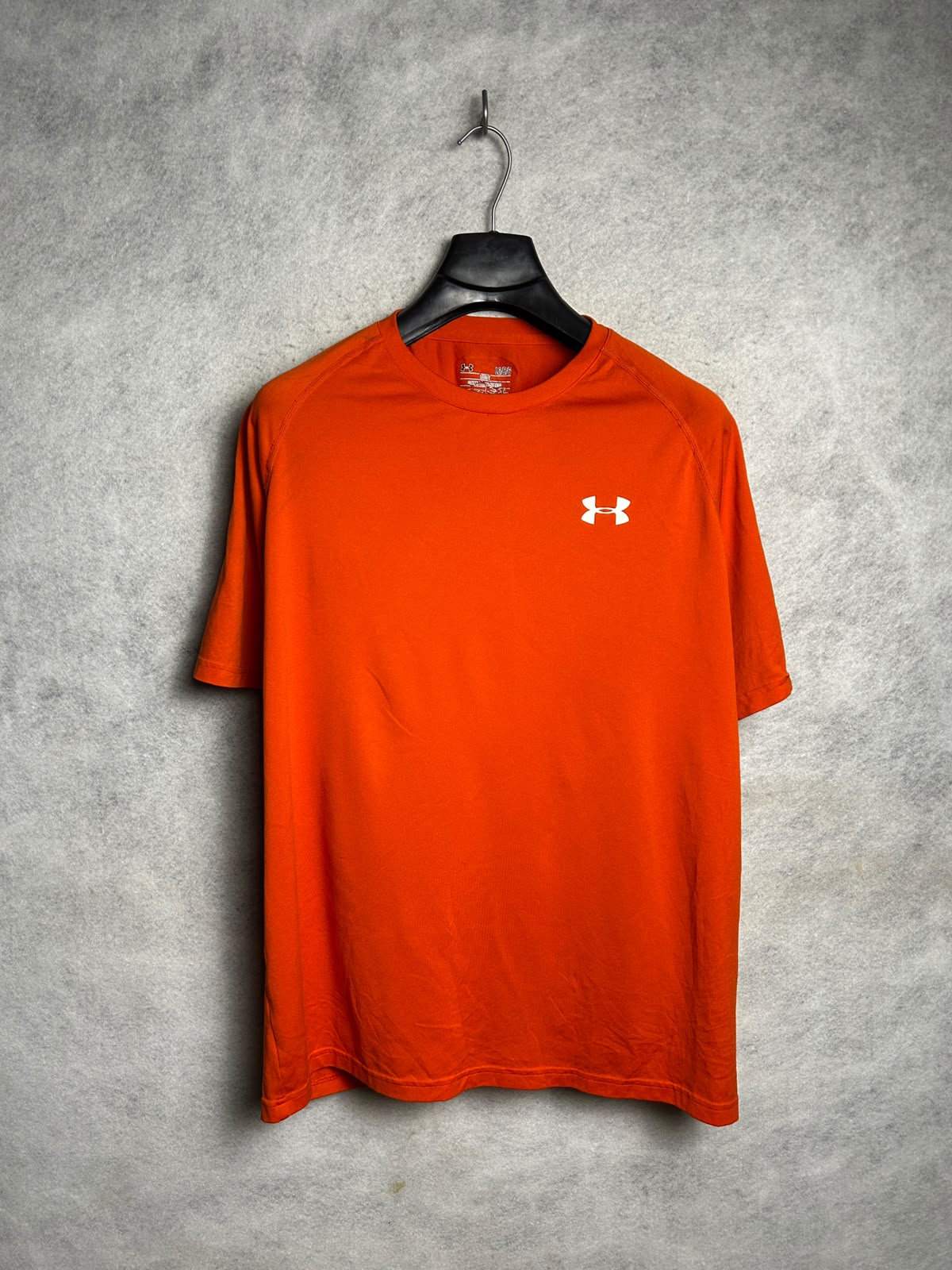Under Armour Heat Gear Orange Round Neck - Large