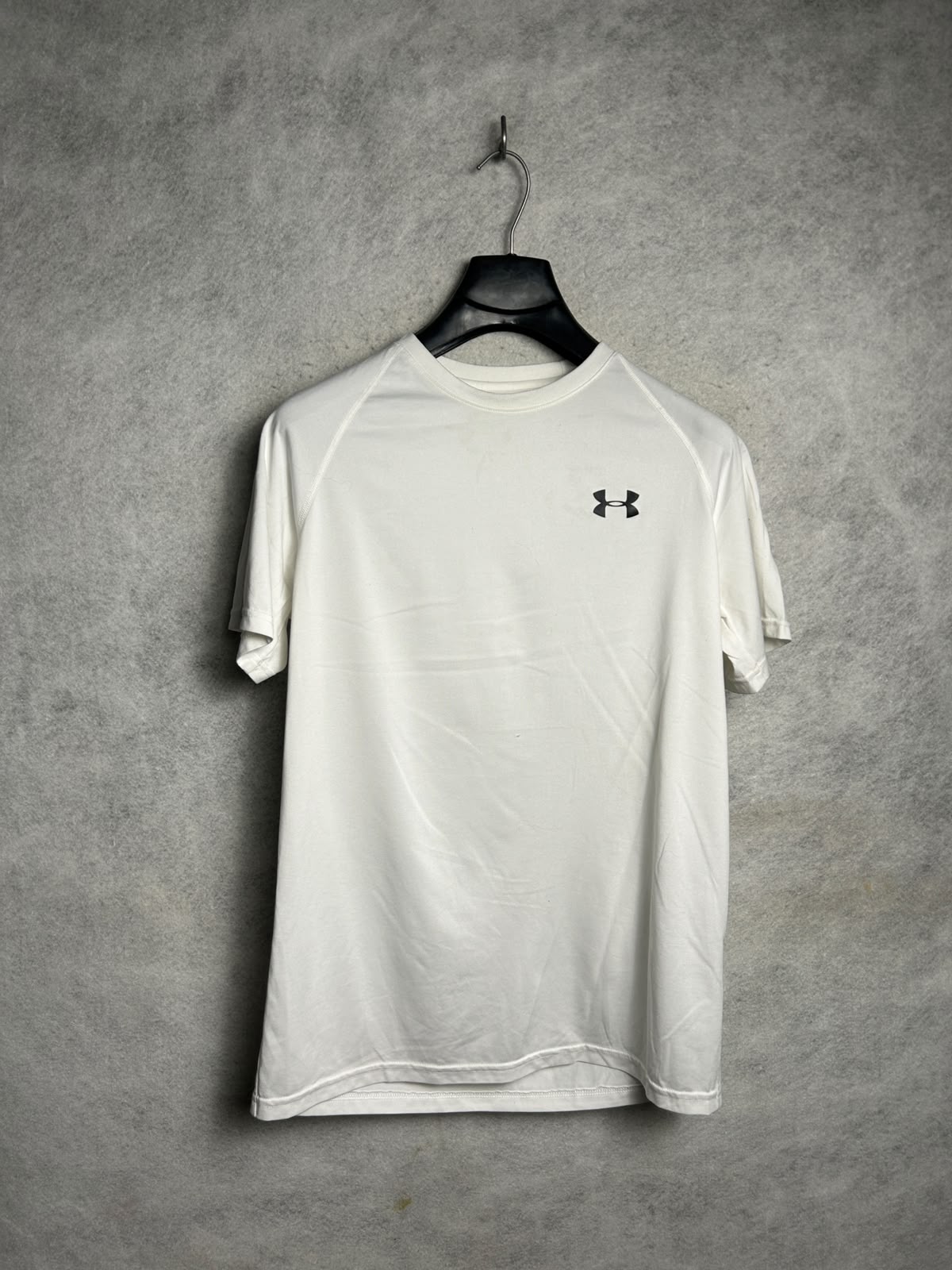 Under Armour Heat Gear White Round Neck - Small