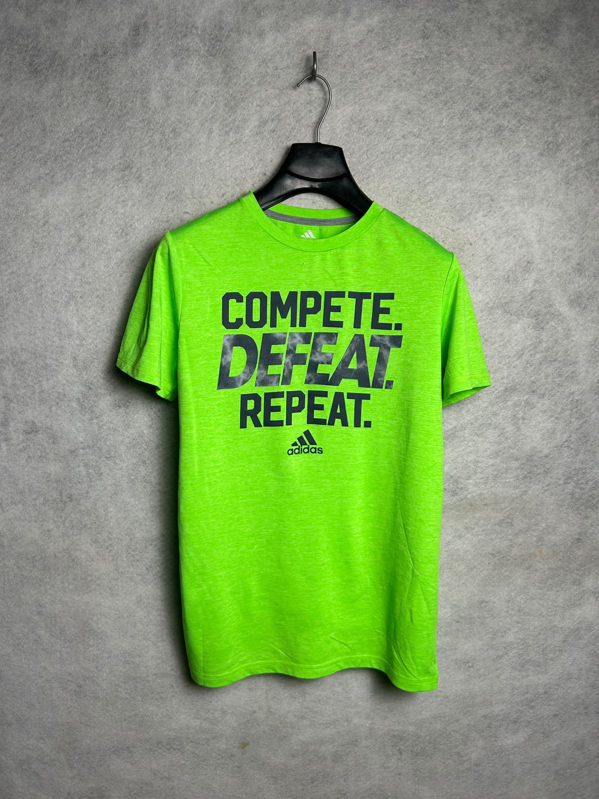 Adidas Big Logo Green Round Neck - Large