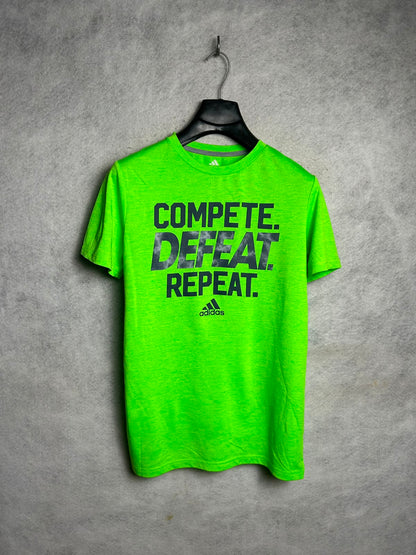 Adidas Big Logo Green Round Neck - Large