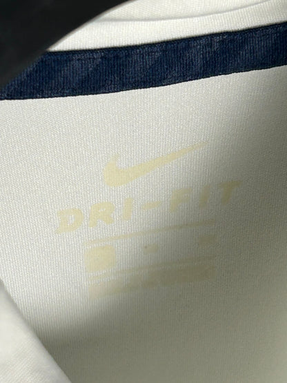 Nike Dri Fit White Polo - Large